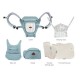 i-Angel 4 in 1 Miracle Hipseat + Baby Carrier - Melange Navy